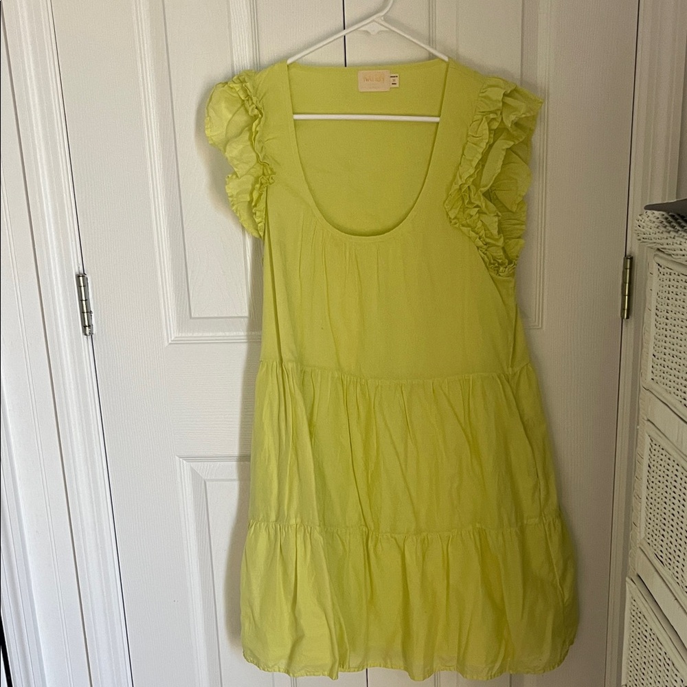 Ruffle Sleeve Dress